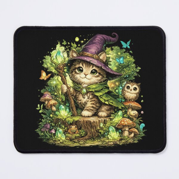 Item preview, Mosswhisker Crystal Grove Mage designed and sold by CaitlinMarkse.