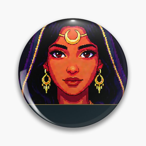 Item preview, Estella Luna Loteria de la Bruja Pixel Art Card designed and sold by PixelBrujeria.