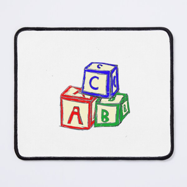Item preview, Colorful Hand Drawn Alphabet Blocks Toy Building Bricks Art designed and sold by Shirdeutch.