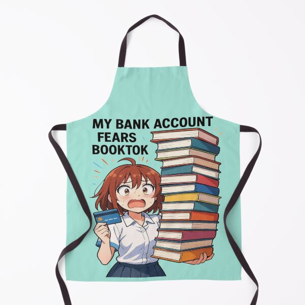 Item preview, My Bank Account Fears BookTok Funny Anime Book Lover Design designed and sold by BookedAndDesign.