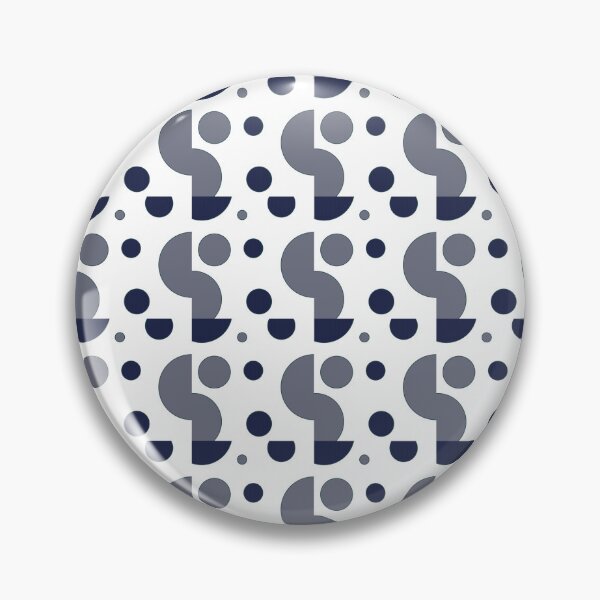Item preview, Modern Navy and Grey Minimalist Geometric Pattern designed and sold by Ployphaiphai .