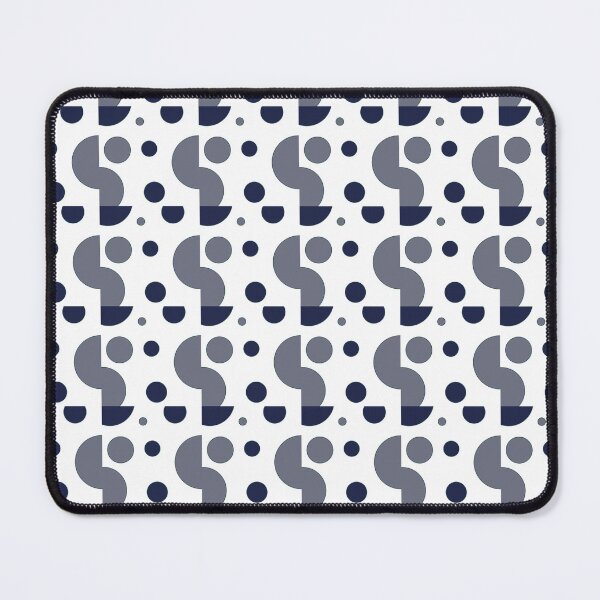 Item preview, Modern Navy and Grey Minimalist Geometric Pattern designed and sold by Ployphaiphai .