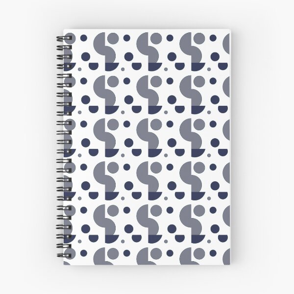 Item preview, Modern Navy and Grey Minimalist Geometric Pattern designed and sold by Ployphaiphai .