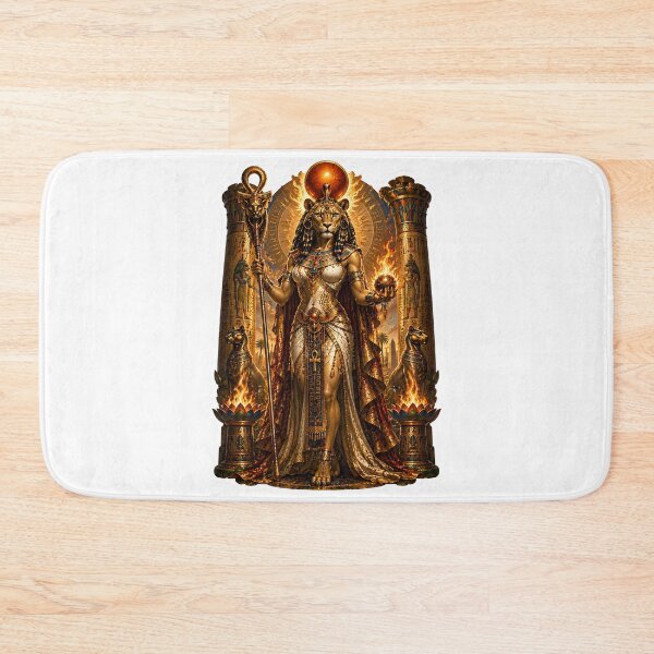 Item preview, Sekhmet Goddess of War and Healing  Egyptian Mythology Lioness Goddess Art designed and sold by MythwovenShop.