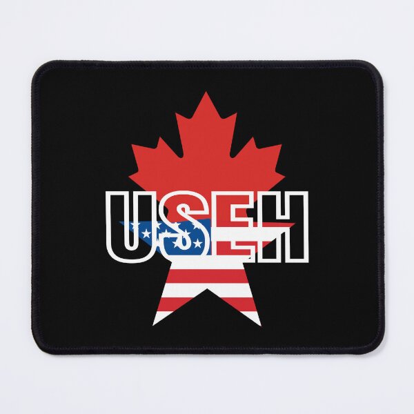 Item preview, Half Canadian American USEH Canada USA Flag United States designed and sold by Colorfulman.