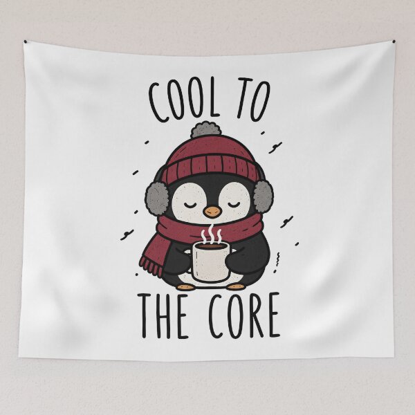 Item preview, Cool To The Core Penguin designed and sold by ChocoMellowCo.
