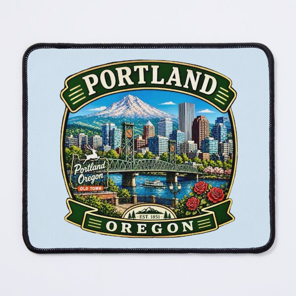 Item preview, Portland, Oregon - Mount Hood designed and sold by Myra365Art.