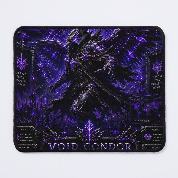 Item preview, Void Condor (Series 9) - Cyberpunk Interstellar Aerial Stealth Dominance Mech Art designed and sold by RiteshCenter.