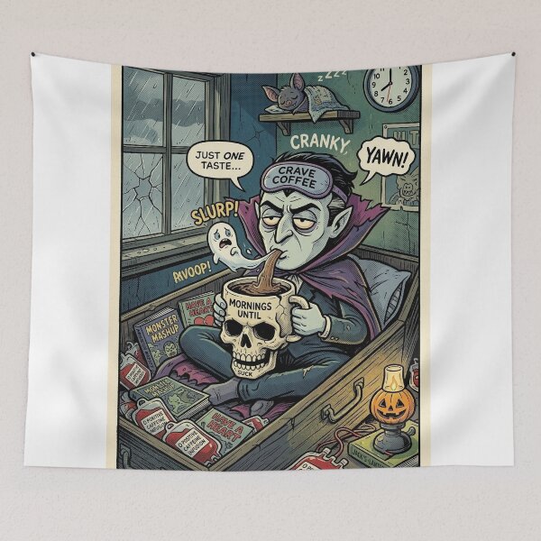 Item preview, Vampire Morning Coffe designed and sold by RaymondMills.