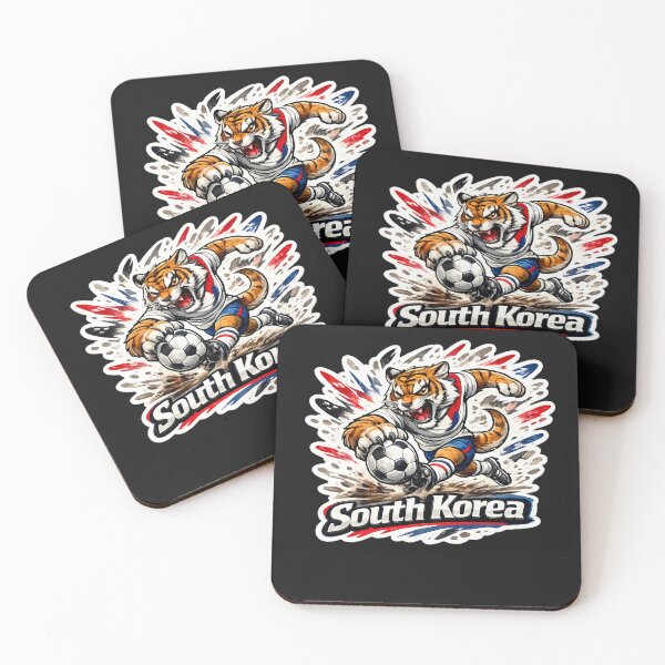 Item preview, South Korea Tiger Soccer Mascot  designed and sold by Ambroa Stuff.