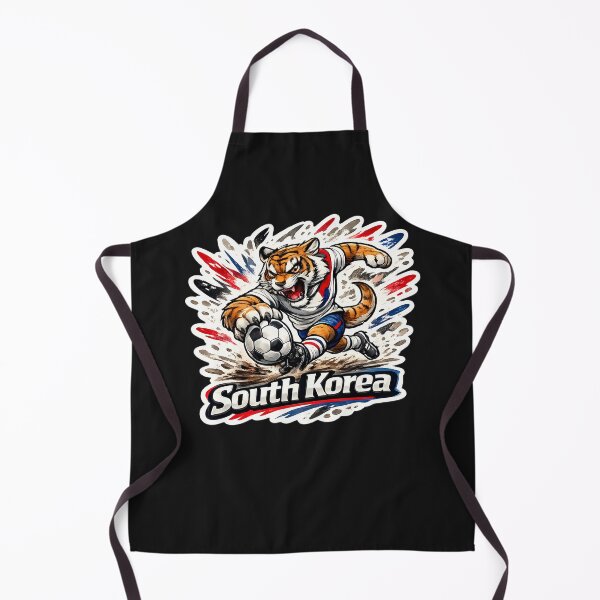 Item preview, South Korea Tiger Soccer Mascot designed and sold by Ambroa Stuff.