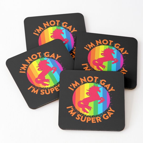 Item preview, Unicorn I’m not gay I’m super Gay LGBT Pride Month designed and sold by KillianGrantM.