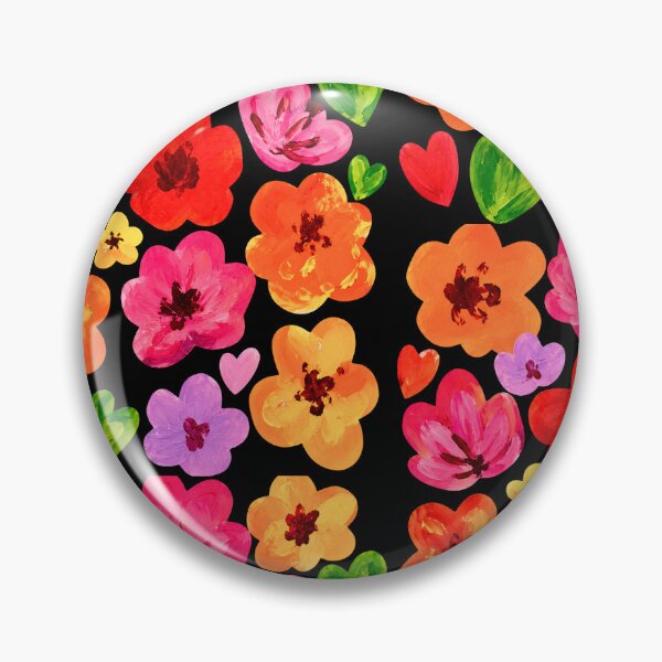 Item preview, Neon Bloom Cutouts | Colorful Acrylic Folk Art Flowers designed and sold by ColorSplash123.