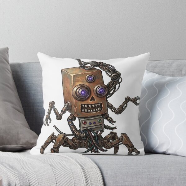 Item preview, Cursed Mech Spider Skull Robot Horror Dark Art designed and sold by MenaceBehavior.