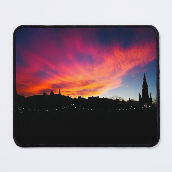 Item preview, Edinburgh Sunset Skyline designed and sold by Alisonchambers2.