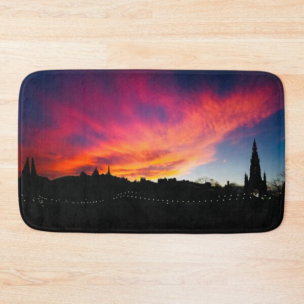 Item preview, Edinburgh Sunset Skyline designed and sold by Alisonchambers2.