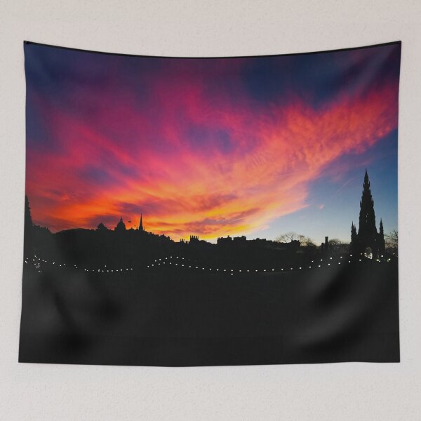 Item preview, Edinburgh Sunset Skyline designed and sold by Alisonchambers2.