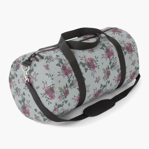 Item preview, Winter Watercolor burgundy Floral Woodland Botanical Fabric designed and sold by Designs by christel_treiber.