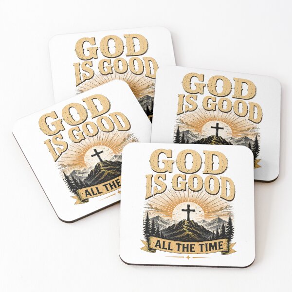 Item preview, God Is Good Mountain Cross designed and sold by rygenr8.