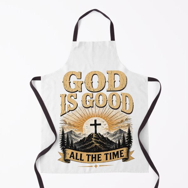 Item preview, God Is Good Mountain Cross designed and sold by rygenr8.