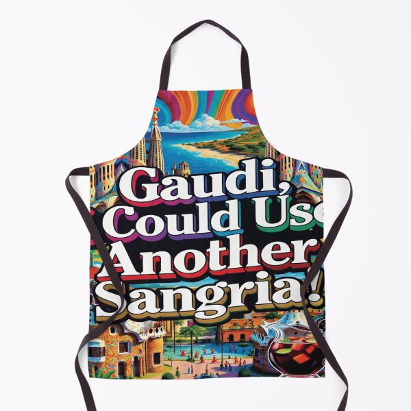 Item preview, Gaudí, I Could Use Another Sangria! – Funny Barcelona Travel T-Shirt | Colorful Spain Vacation Graphic Tee designed and sold by Sushikidsntoddlers.