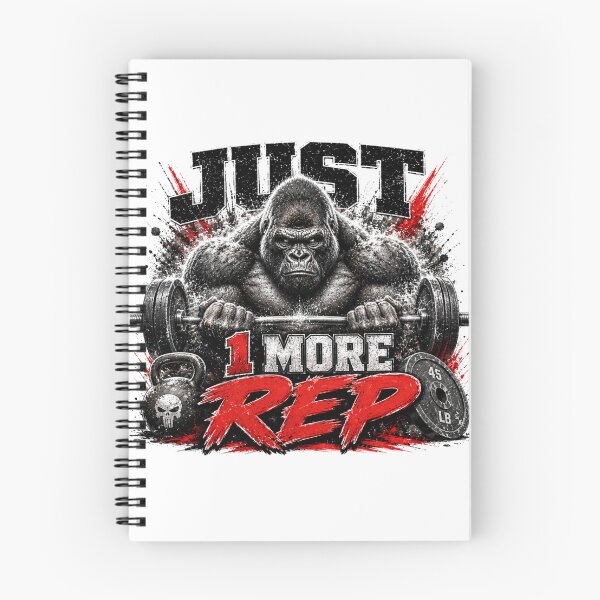 Item preview, Just 1 More Rep Gorilla designed and sold by silverbackHQ.
