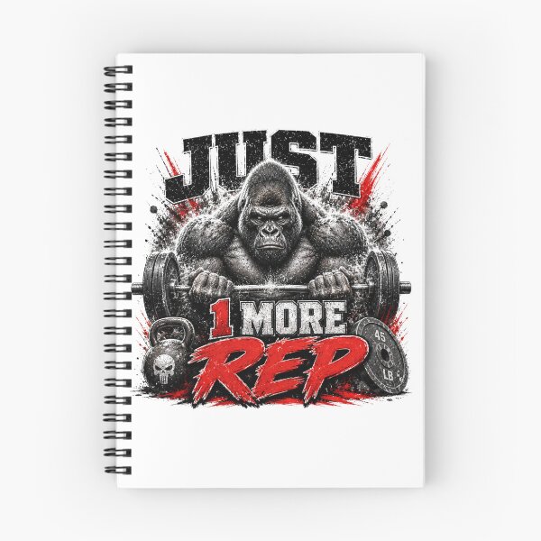Item preview, Just 1 More Rep Gorilla designed and sold by silverbackHQ.