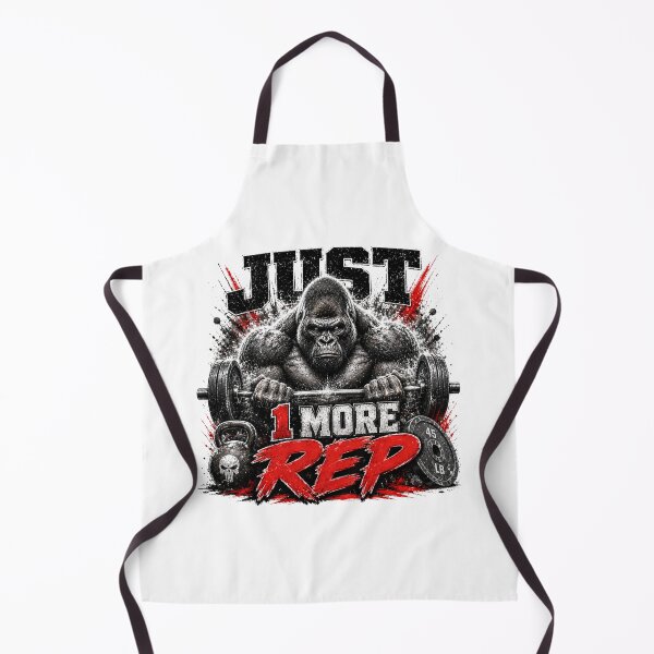 Item preview, Just 1 More Rep Gorilla designed and sold by silverbackHQ.