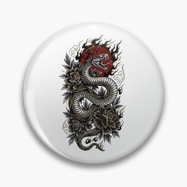 Item preview, Crimson Serpent Bloom designed and sold by Irezumiya.