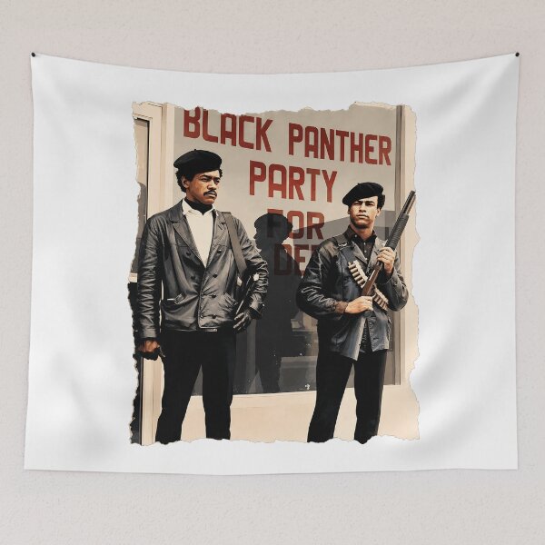 Item preview, Bobby Seale and Huey Newton - Oakland California 1966 Black Panther Party designed and sold by TEHAGE.