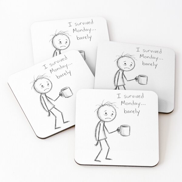 Item preview, Barely Functioning | Exhausted Human Club Funny Quote designed and sold by OhWell Dept..