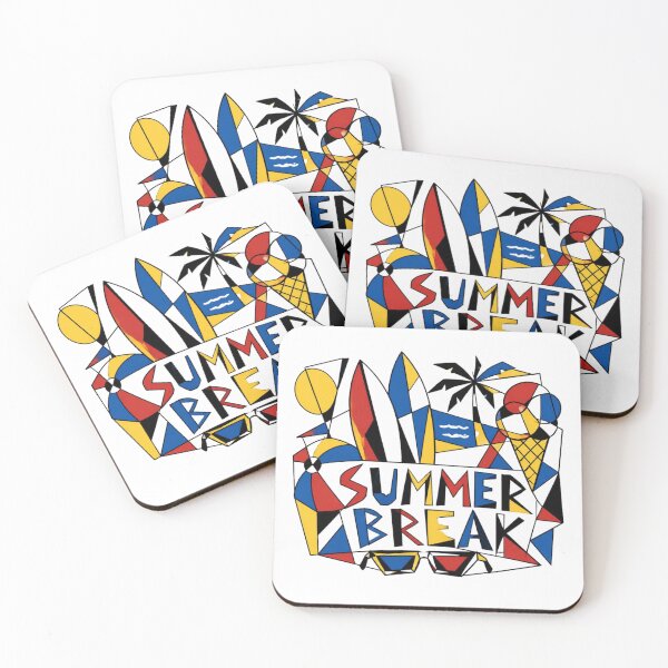 Item preview, SUMMER Bauhaus Geometric Art | Modernist Beach Shapes Design designed and sold by LegacyWave.
