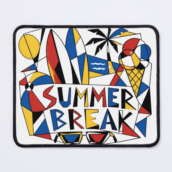 Item preview, SUMMER Bauhaus Geometric Art | Modernist Beach Shapes Design designed and sold by LegacyWave.