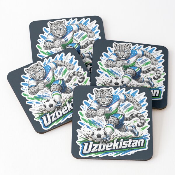 Item preview, Uzbekistan Snow Leopard Soccer Mascot designed and sold by Ambroa Stuff.