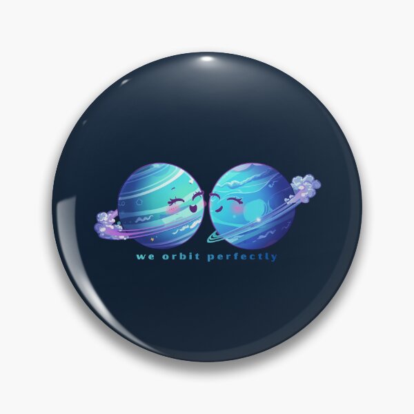 Item preview, We Orbit Perfectly  - Cute Pun | TeeHee Puns Funny Design designed and sold by TeeHee Puns.
