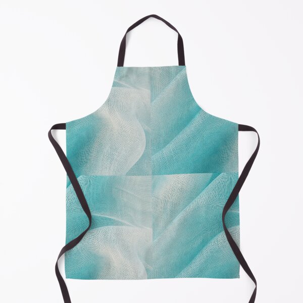 Item preview, Aqua Translucent Gauze Textile Pattern designed and sold by frumixart.