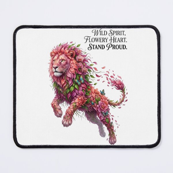 Item preview, Wild Spirit Flowery Lion Strength designed and sold by Sovereign Supply Co..