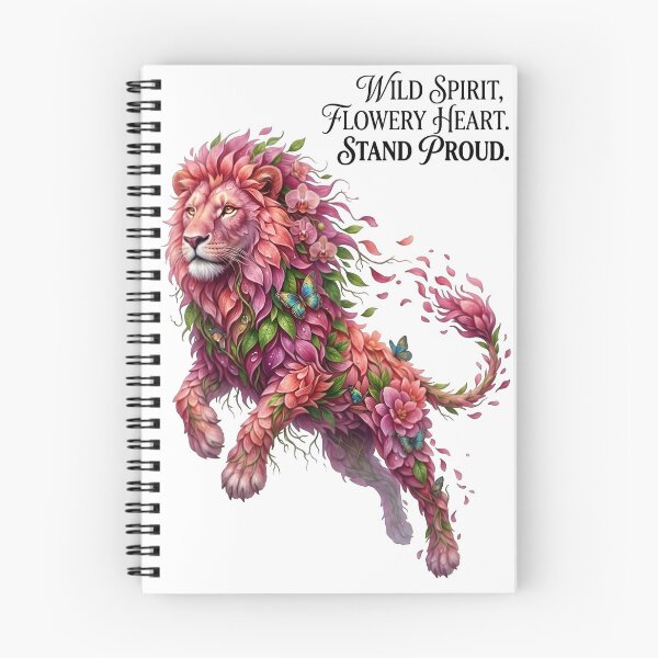 Item preview, Wild Spirit Flowery Lion Strength designed and sold by Sovereign Supply Co..