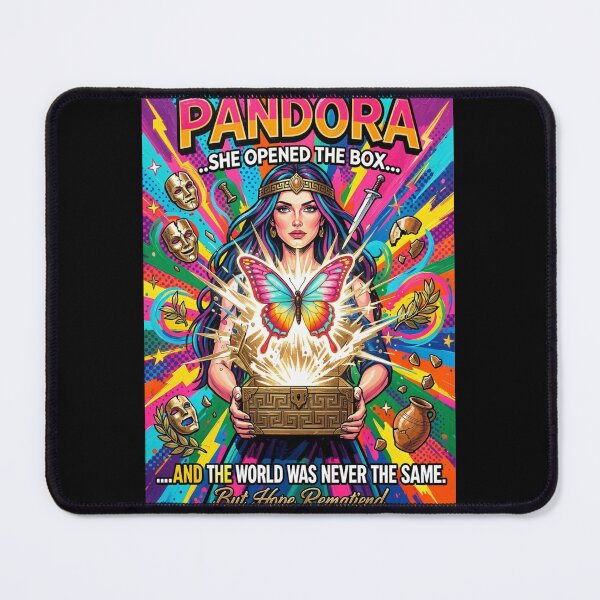 Item preview, Pandora – Pop Art Mythology Graphic Tee designed and sold by CallisC-Arts.