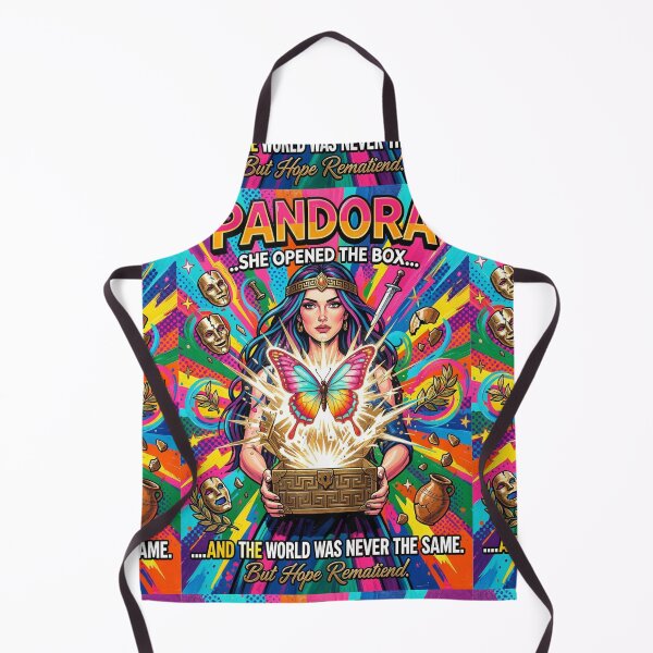 Item preview, Pandora – Pop Art Mythology Graphic Tee designed and sold by CallisC-Arts.