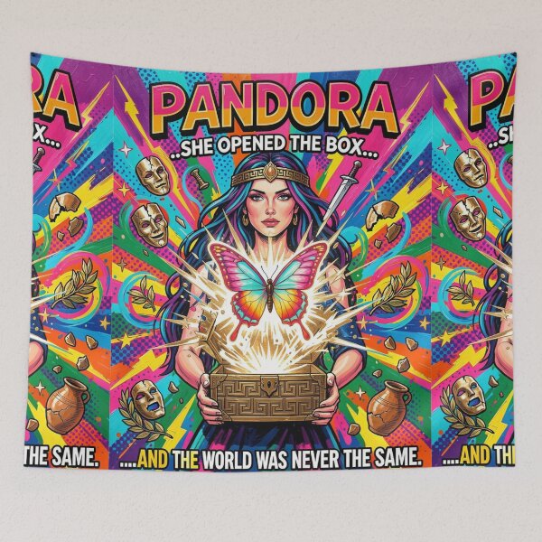 Item preview, Pandora – Pop Art Mythology Graphic Tee designed and sold by CallisC-Arts.