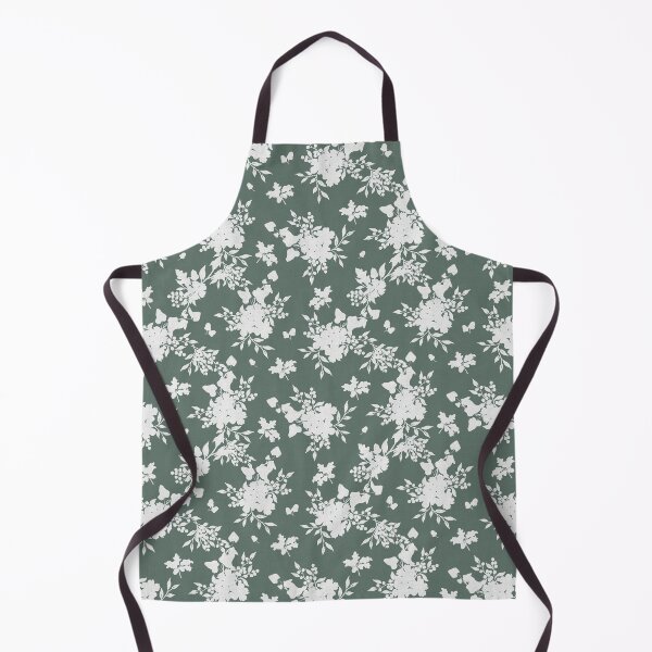 Item preview, Off-White Botanical Silhouette Floral smoky sage Neutral Cottagecore designed and sold by Designs by christel_treiber.