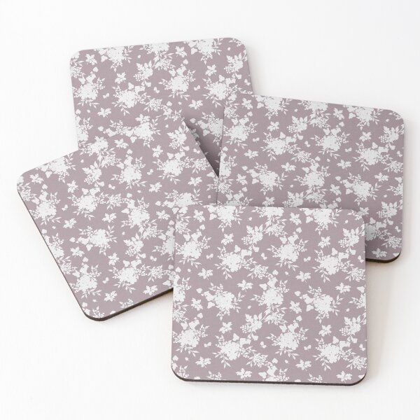 Item preview, Off-White Botanical Silhouette Floral lilac Neutral Cottagecore designed and sold by Designs by christel_treiber.