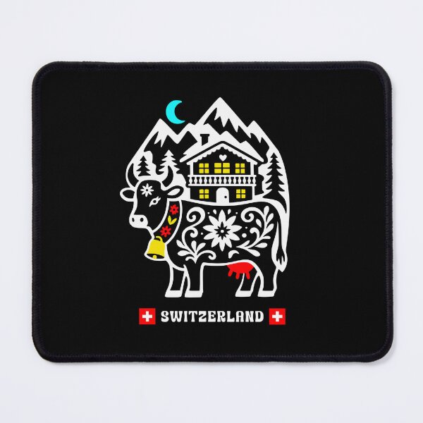 Item preview, Swiss Alpine Cow Lover Switzerland Travel designed and sold by AntiqueImages.