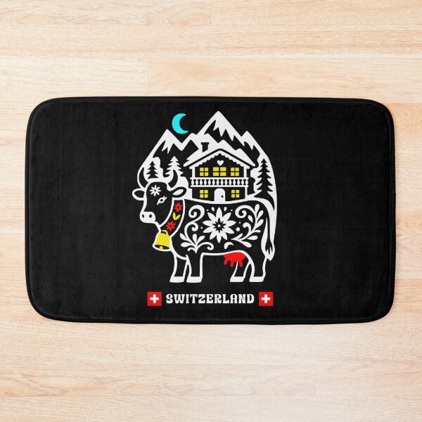 Item preview, Swiss Alpine Cow Lover Switzerland Travel designed and sold by AntiqueImages.