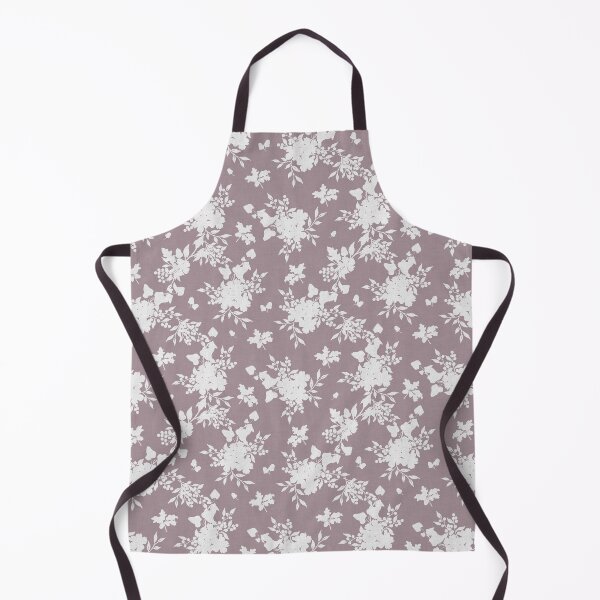 Item preview, Off-White Botanical Silhouette Floral lilac Neutral Cottagecore designed and sold by Designs by christel_treiber.