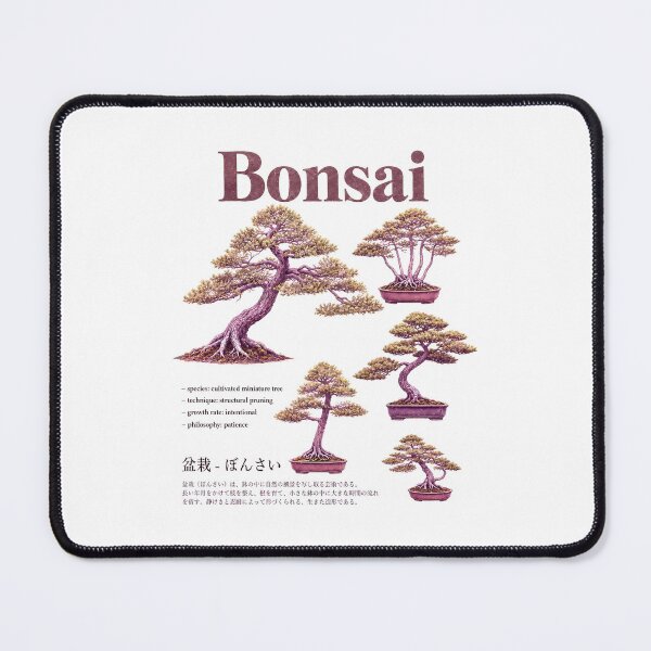 Item preview, Bonsai Tree, Japanese Botanical, Vintage Plant Lover designed and sold by TEHAGE.