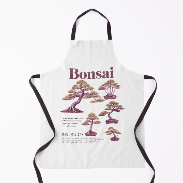 Item preview, Bonsai Tree, Japanese Botanical, Vintage Plant Lover designed and sold by TEHAGE.