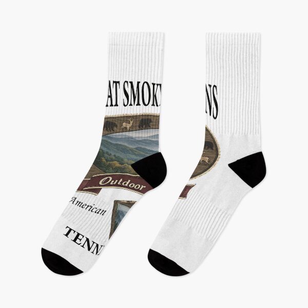 Artikelvorschau, Vintage Great Smoky Mountains National Park | Retro Mountain Hiking Adventure Design entworfen und verkauft von ronakris009.