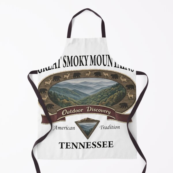 Item preview, Vintage Great Smoky Mountains National Park | Retro Mountain Hiking Adventure Design designed and sold by ronakris009.